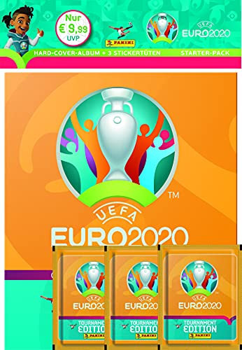 Panini EURO 2020 Starter Pack Hardcover Album plus 3 Tüten