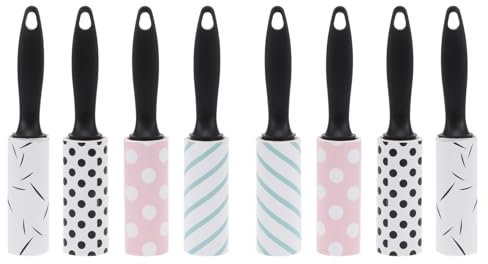 8er Set Fusselroller 34 Blatt Pro Rolle Fusselentferner Tierhaarentferner Kleiderroller Fussel Flusen Entferner