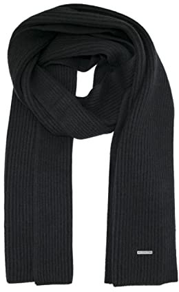 Krusenstern Merino Schal - 100% Merinowolle - Ripp Strickschal Winterschal Wolle für Damen Herren - Herbst Winter
