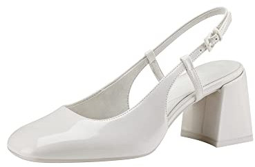 Tamaris Damen 1-1-29601-20 Sling, White Patent, 38 EU