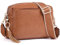 Roulens Damen Handy Umhängetasche,Veganem Leder Crossbody Schultertasche,Breiter Riemen Abendtasche mit drei Reißverschlussfächern Handtaschemit mit Kartenschlitz Verstellbar Abnehmbar Schultergurt
