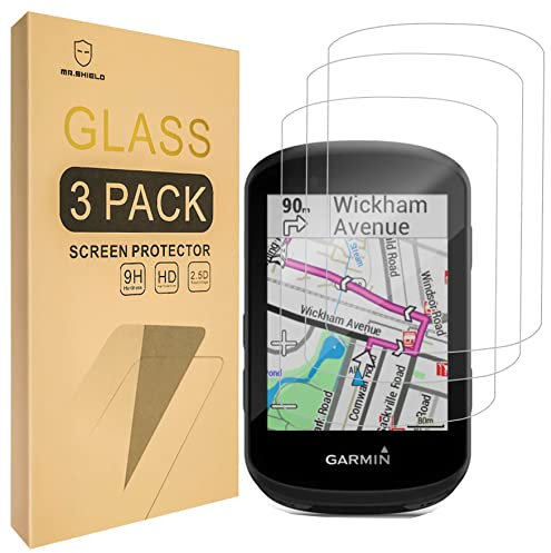 Mr.Shield [3-Pack Screen Protector For Garmin Edge 530 and Edge 830 [Tempered Glass] [Japan Glass with 9H Hardness] Screen Protector
