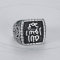 XJruixi 316L Stainless Steel Arab Muslim Ring for Men Fashion Vintage Arab Islam God Message Ring Muhammad Quran Jewelry Gift