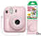 Fujifilm Instax Mini 12 Instant Camera Blossom Pink + Minimate Custom Case + Fuji Instax Film 20 Sheets Twin Pack