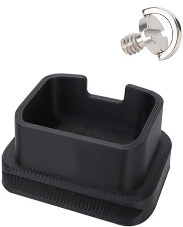 MOUDOAUER Action Camera Gimbal Handle Grip Stander Base with Screw, Gimbal Holder 38mm for DJI OSMO Pocket 3 Camera Action Camera for Vlog Streaming