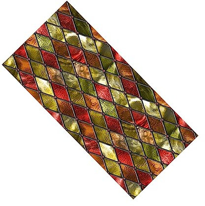 VINTORKY Dekorative Sichtschutzfolie Für Glas Statische Tönung Aus Pvc Sonnenschutzaufkleber Für Fenster Vinyl-fensterfolie Für Zuhause Und Büro Einfache Anbringung Ohne Klebstoff