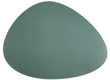 Lacor - 66845 - Ovales Saura Tischset, 100% recyceltes Leder, Made in Spain, handgefertigt, langlebig und widerstandsfähig, Oeko-TEX Zertifiziert, Dicke 1,6 mm, 45x35cm | Langlebiges Profi-Utensil; entwickelt für optimale Leistung und schnelle, unkomplizierte Reinigung in der Spülmaschine