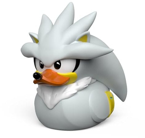 TUBBZ Erstausgabe Silver Der Hedgehog Sammelfigur aus Vinylgummi - Offizielles Sonic Der Hedgehog-Merchandise - SEGA Fernseher, Filme & Videospiele