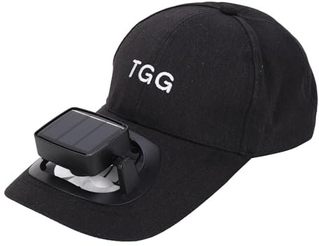 Gorra para Ventilador Solar, Aspas Suaves para Ventilador, Protección de Verano, Gorra de Béisbol con Carga USB y Ventilador Solar para Playa, Jardín, Deportes, Sombrero de