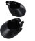 Rutschfeste Hufschuhe Gummi Hufschutz Schuhe 2er Set Schwarz (M)