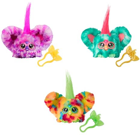 Furby Furblets 3er Pack - Mello-Nee, Hip-Bop und Pix-Elle elektronische Mini-Plüschspielzeuge
