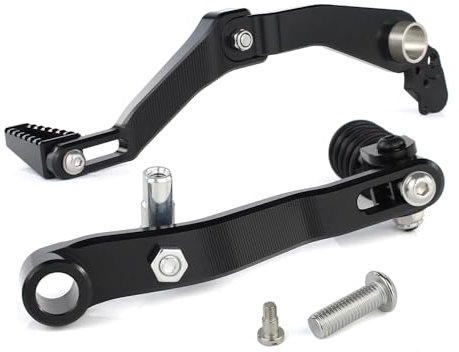 Levier de changement de vitesse moto / Convient for Yamaha Tenere 700 XTZ690 2019-2023 2024 Levier de pédale de frein réglable Repose-pieds Levier de frein arrière Pédale Moto Aluminium Levier de chan