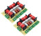 GREOHNMPAW 2X 200 W 4-Wege-Crossover-Audio-Lautsprecher-Crossover, Dual-Bass + Mitteltöner + Hochtöner, Frequenzteiler, Professioneller KTV-Crossover