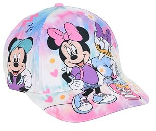 Disney Minnie Mouse Baseballkappe Mädchen, Mickey Mouse Daisy Donald y Pluto Design Sommer Mütze, Geschenk für Mädchen