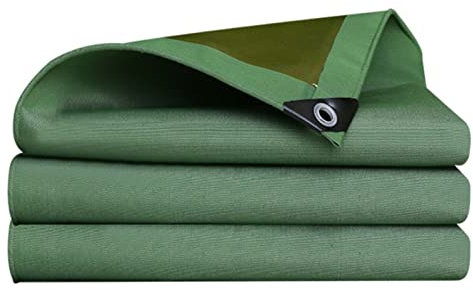 Bâche imperméable robuste 600 g/m² - 0,75 mm d'épaisseur - 5 m x 8 m - Multifonction - Imperméable - Avec œillets - Protection extérieure durable