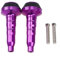 Protezione Moto Universale 10mm Moto Paratelaio M10 Caduta Crash Protector Protezione Del Motore Bastone 1 Pz/2 Pz Asta Moto Anti-caduta Cursori Per Moto(2pcs purple)