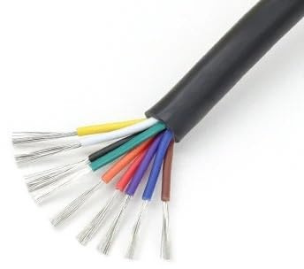 Cavo multipolare UL2464 da 5 m, 30 28 26 24 22 20 18 16 14AWG X 2 3 4 5 6 7 8 9 10 conduttori, cavo di alimentazione audio a canale, cavi rivestiti(9 Cores,16AWG)