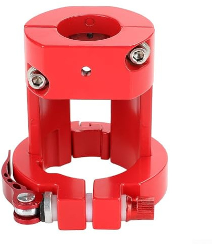 TONIXY Aluminum Alloy Folder Fastener Pipe Clamp for Xiaomi for M365 Pro Pro2 1S Scooter Folding Pole Base Fixing Squeak Wobble Black Red(Red)