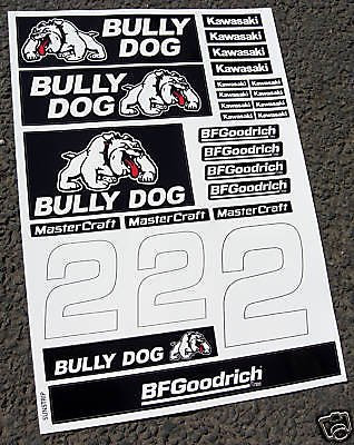 RC CORR BullyDog sticker aufkleber Verbundenen SC10 Slash