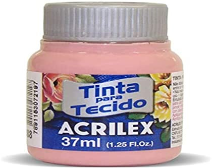 Acrilex Pintura Textil al Agua Rose 37ml Ref. 988