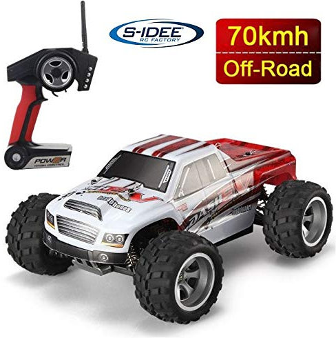 s-idee® 18108 A979-B RC Auto Buggy Monstertruck 1:18 Truck mit 2,4 GHz 70 km/h schnell WL