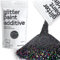 Hemway Glitter Paint Additive - Black Holographic | Ultrafine Metallic Flakes for Adding Sparkle to Paints & Wood Varnish | Add to Emulsion, Acrylic & Latex for Indoor Sparkly Walls | 100 g