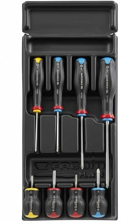 Facom MOD.AT3 Modules de 8 Tournevis Protwist en plateau thermoformé - 785 g