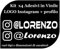 CrisPhy Set di x4 Adesivi in Vinile con Il Tuo Profilo Instagram – Bici, Casco, Racchetta da Paddle, Skateboard, Auto, Moto, ECC (Pack Font 1)