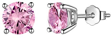 Aurora Tears Geburtsstein Stud Ohrringe Sliver platziert Ohrring Geburtsstein Schmuck Geschenke für Frauen und Männer DE0214
