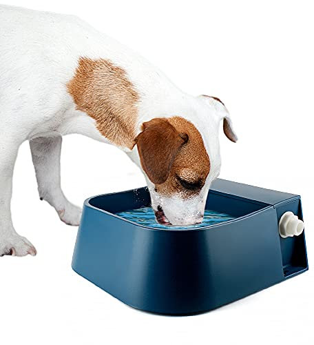 PETLESO Hunde Wassernapf Hunde Wasserschale Tränkebecken für Haustiere mit Schwimmerventil Automatische Füllen Wassertränke für Katze/Hase/Hühner