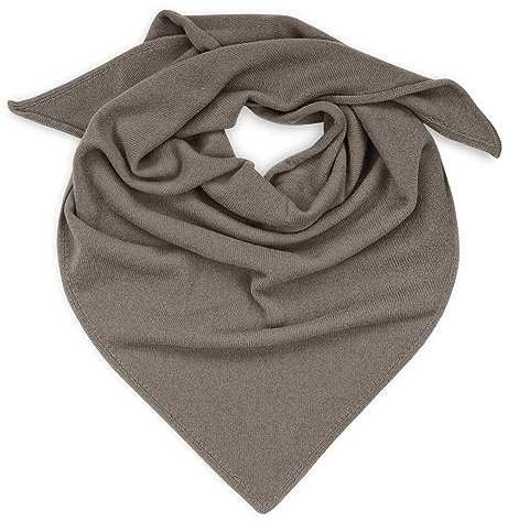 GIESSWEIN Merino Lambswool Dreieckstuch - Damen Schal aus Lammwolle, Gestricktes Schulter-Tuch, Leichte Herbst Stola, Warmes Halstuch, Feinstrickschal aus Wolle, Cape, Cardigan
