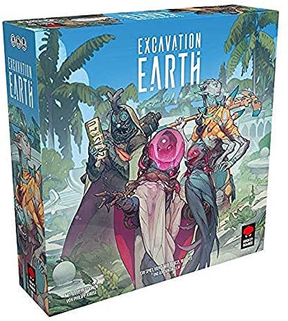 Mighty Boards, Excavation Earth, Grundspiel, Expertenspiel, Strategiespiel, 1-4 Spieler, Ab 12+ Jahren, 30 Minuten je Spieler, Deutsch