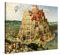 PICANOVA – Pieter Bruegel – The Tower of Babel 80x60cm – Bild auf Leinwand – Premium Kunstdruck Auf 2cm Holz-Keilrahmen Für Schlaf- Und Wohnzimmer – Klassische Kunst