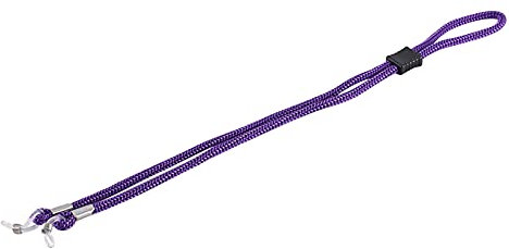 Brillenband Sonnenbrillenkette, 1Stück Unisex Brillenkordel Brillenkette Brillenschnur Band Schnur Brillen Sonnenbrillenkordel Kette Brillenkette Leder Brille Seil Brille Kordel Halte mit Haken (Lila)