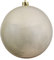 große dekorative winterliche bruchfeste Weihnachtskugel Dekokugel Kunststoff glänzend federleicht für innen und außen Durchmessernh (Perle glänzend, 14 cm)