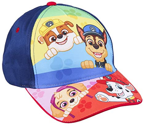 PAW PATROL Hut für Jungen, Verstellbare Kappe, Atmungsaktives, Leichtes, Klassisches Design, Sommerhut, Geschenk für Jungen und Kinder, Blau