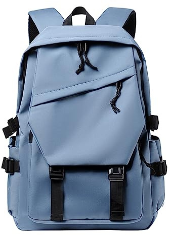 SellerFun Junior Middle School Backpack High School College Laptop Backpack fit for Men Women Girls Boys School Travel Business(Blue,24 Liters)