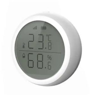 Termometro Ambiente Interno Digitale Zigbee 3.0 Google Home, Domotica Casa Intelligente, Misuratore Interno Smart Life - Alexa Google Home Assistant, App Tuya o Smart Life - Necessario HUB GATEWAY