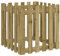 vidaXL Pflanzkübel, Blumenkübel mit Lattenzaun-Design, Pflanzkasten Übertopf für Garten Terrasse, Blumentopf Blumenkasten, 60x60x60 cm Kiefernholz Imprägniert