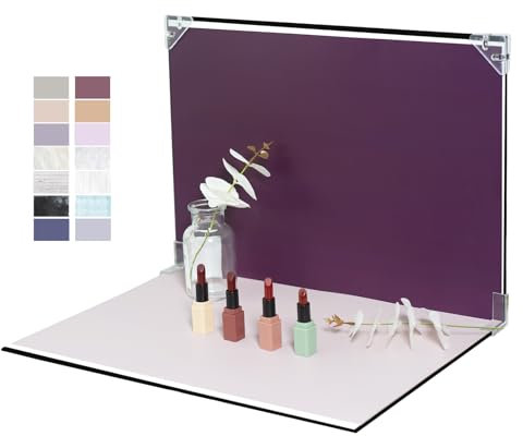 Photography Photo Backdrop Background Kit: 7Pcs 12Patterns Small Paper Boards for Product and Food Tabletop Flat Lay Photoshoot.(Small 16x11.5in)