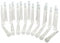 Power-Knicklicht. 4 - 25er Bulkpack Weiß (Länge 10cm Durchmesser ca.1,5 cm)