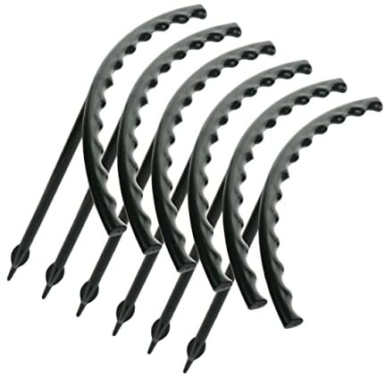 BESPORTBLE 6stücke Teiliges DIY Pflanzenstützgestell Aus Robustem Schwarz Vielseitig Als Rankgitter Pflanzengestell Und Kletterhilfe Für Zimmer Gartenpflanzen Für Blumentöpfe Und Kletterpflan