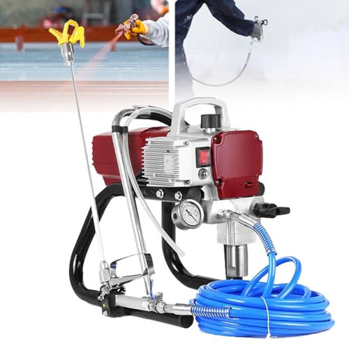 YEHOZZ Adjustable Spray Pressure, Airless Control Paint Sprayer for Dispersion/Latex Paints, Spray Gun Wall Painter Sprayer, Professional Adjustable Spray Pressure Electric Spray Gun Kit