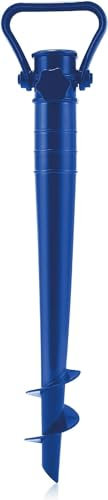 Embout de forage pour parasol de plage de plage de pied parapluie base fixation couleurs rouge bleu jaune vert abs résistant pratique et léger