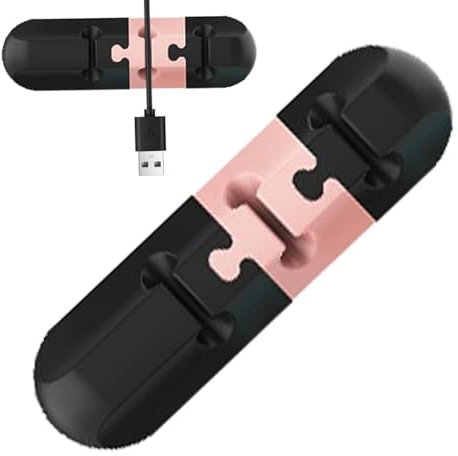 pour câbles auto-adhésifs, pour gestion de câbles de bureau, porte-câbles auto-adhésifs avec fentes, audio multifonctionnel, câbles informatiques, enrouleur de câble USB
