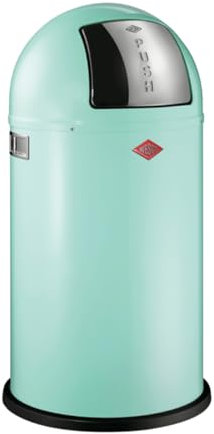 Wesco Pushboy, Mint Küchen-Abfalleimer, Stahlblech, 40 x 76.5 x 40 cm