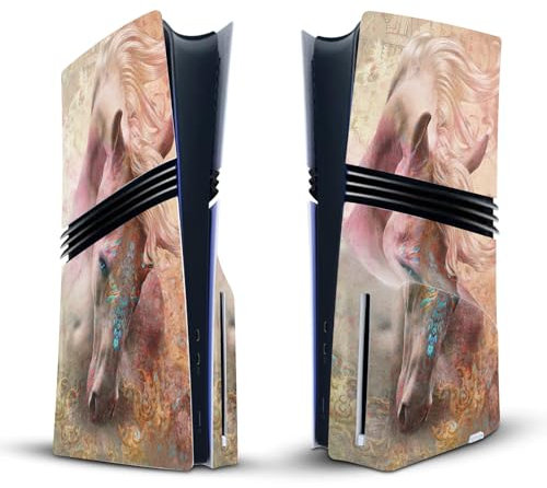 Head Case Designs sous Licence Officielle JENA DellaGrottaglia Cheval Animaux Vinyle Autocollant De Jeu Peau Autocollant Couverture Compatible avec Sony Playstation 5 PS5 Pro Disc Edition Console