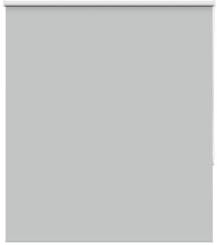 vidaXL Estor Enrollable Opaco Gris Claro 125x175cm Tela Ancho 121,6cm, Estor día y Noche, Estor de Cocina, Estor Opaco Enrollable, Estor Opaco
