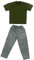 kowaku 2X 1/6 Action-Figuren Kleidungsset Puppenkleidung Kinder Geschenke Cosplay Dekoration Hosen T-Shirts für 12 männliche Actionfigur