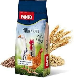 PANTO MilbenRein Hühnerfutter 10 kg – mit natürlicher Milbenabwehr | Alleinfutter mit ätherischen Ölen, Vitaminen & Omega-3 – natürliche Milbenabwehr für Hühner, Enten, Gänse & Puten